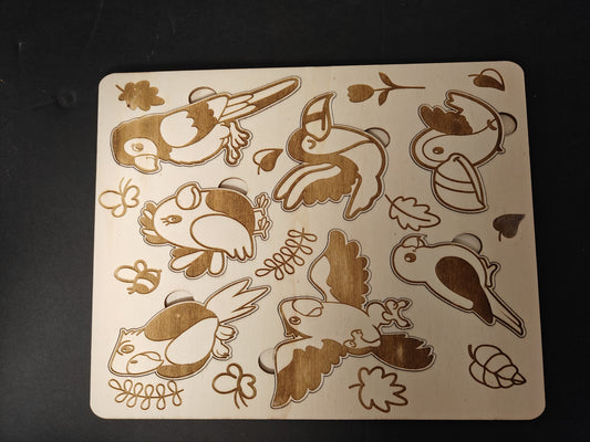Small Kids Puzzle : Birds