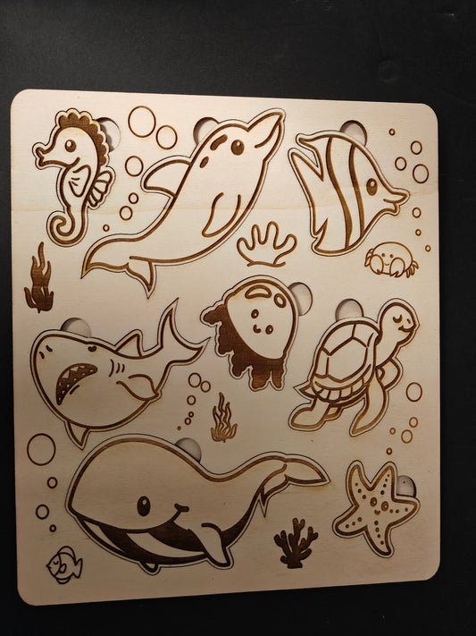 Small Kids Puzzle : Sea